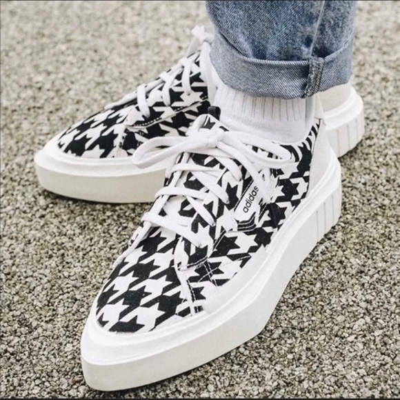 adidas Shoes - Adidas Hypersleek Houndstooth Sneakers